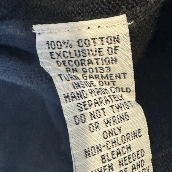 Bob Mackie Wearable Art Black Cardi With Sequins Design Cardigan 100% Cotton - Picture 6 of 10